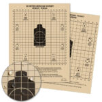 Veekindel märklaualeht (5tk)/kalibreerimine 25m