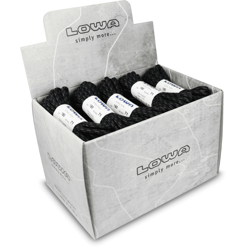 831002-0111_ersatzschnursenkel_2023_flat.png Saapapaelad Lowa must - Image 1